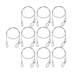 Mfl. Stage Lights Safety Cables 110 Lb 31.5'', Load, Silver, Mf-sc-s. Fixed Price $30.99.