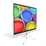 New PRJTP84 84" Standing Portable Fold-out Rollup Tripod Manual Projector Screen. Fixed Price $98.49.