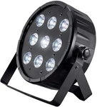 9 10-WATT Quad Led Flat Par Stage Wash Light (rgbw) Black, 8-CHANNEL Dmx Optio. Fixed Price $105.73.