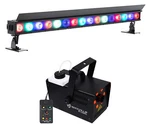 American Dj Electrapix 16 Wireless Dmx Rgbal+uv IP65 Wash Light Bar+fogger. Fixed Price $1689.99.