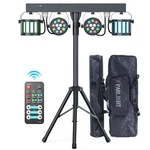 Complete Professional 4-PAR Stage Leds Light Band Wash Dmx System & Stand +bag. Fixed Price $129.99.
