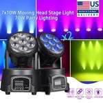 Seven Led DMX512 Professional Control Stage Lights Party Disco Bar. Fixed Price $89.00.