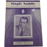 Vintage Sheet Music Single Saddle Hal David & Altman Recorded By Vaughn Monroe. Fixed Price $14.95.