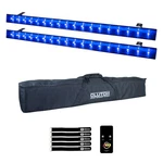 Adj Eco Uv Bar Dmx Black Light 2-PACK With Bags Package Idjnow. Fixed Price $584.40.