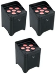 3 Chauvet Dj Freedom Par T6 Wireless Rechargeable Rgb Led Dmx Wash Up-lights. Fixed Price $757.20.