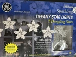 Vintage Tiffany Christmas 5 Piece Sparkling Star Lights With Box 100. Fixed Price $22.40.