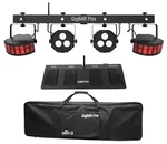 Chauvet Dj Gigbar Flex Lighting System W/ DERBY+2) Par Can Lights+footswitch. Fixed Price $487.48.