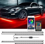 Rgb Led Strip Car Tube Underglow Neon Light Kit Underbody Bar W/ App. Fixed Price $57.99.
