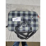 Crosley Buffalo Plaid Record Carrier Case Grey Black Gingham With Power Adapter. Fixed Price $39.98.