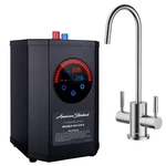 American Standard 1500W Hot Water Dispenser, Brushed Nickel 2 Handle Faucet. Fixed Price $449.99.