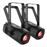 Chauvet Dj Pinspot Q1Z Ils Compact 20W Quad-color Rgbw Led Lights 2-PACK. Fixed Price $297.40.