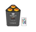 Rockville Rockwedge Led 54W Rgbwa+uv Battery Powered Par Light, Black. Fixed Price $167.99.