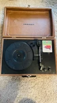 Crosley CR49 Turntable Record Player Leather Hard Case. Fixed Price $49.99.