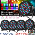 4PCS Wireless Rechargeable 36LED Rgb Dmx Stage Light Party Disco With Remote. Fixed Price $158.09.