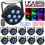 Uking 7LED Par Dmx Rgbw Strobe Beam Disco Lights Stage Lighting W/remote. Fixed Price $189.99.