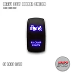 Blue Laser Led Rocker Switch 5 Pin Dual 20A 12V On Off - Rv Camp Lights. Fixed Price $10.95.