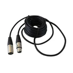 Yong-sheng Xlr Cable, 3-PIN Female Patch Cord, Dmx YS156N-B + YS157N, 10'. Fixed Price $14.99.