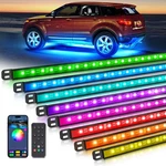 Rgb Led Strip Light Car Tube Underglow Underbody System Neon Bar Kit. Fixed Price $55.43.