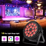 Led Flat Par 18X18W Aluminum Alloy Rgbwauv Stage Lights Dj Disco. Fixed Price $56.99.