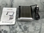 Luditek Mini Halloween White Led Strobe Light, Sound Activated - Flash Speed Adj. Fixed Price $9.50.