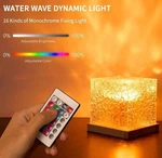 Northern Lights Ocean Wave Projector 16 Colors Cube Lamp W/ Remote. Fixed Price $8.19.