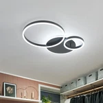 Modern Dimmable Led Flush Mount Ceiling Light Remote Control Acrylic Ring Cha.... Fixed Price $119.79.