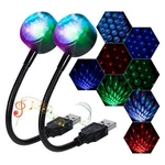 Car Usb Led Stage Light Disco Ball Dj Decoration Driving Party Bedroom Lamp. Fixed Price $10.97.