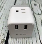 European Travel Plug Adapter Power With 3 American. Fixed Price $19.99.