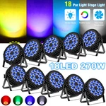 10PCS Stage Light 270W Rgbw 18LED Strobe Beam DMX512 Dj Disco Party Bar Show. Fixed Price $188.09.