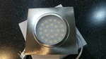 1X 12V 1.2W Super Slim Recessed 24 Led Downlight,warm White Brushed Steel.. Fixed Price $9.45.
