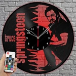 Led Vinyl Clock Bruce Springsteen Light Record Wall Home Decor 1055. Fixed Price $38.43.