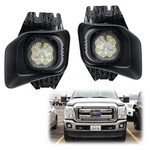 27W Led Fog/driving Light Kit W/ Bezels Brackets Wiring For 11-16 F250 F350 F450. Fixed Price $123.09.