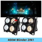 2PC 400W Led Blinder Stage Lights Cob Par Audience Dmx 2IN1. Fixed Price $458.00.