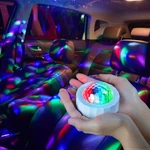 Asfsky Car Disco Ball Light With 2 Modes Magnetic Base Rechargeable New. Fixed Price $9.99.
