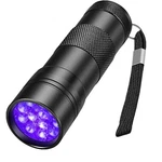 Megapower (tm) Uv Flashlight Black 12 Led 395NM Hand-held Detecting Tor.... Fixed Price $11.15.