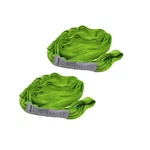 2PACK 6FT Endless Round Lifting Sling Crane Rigging Hoist Wrecker Recovery Strap. Fixed Price $39.99.