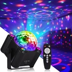 Party Disco Ball Lightdj Sound Activated Led 6 Colors F. Fixed Price $41.60.