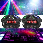 Uking Beam Spider Laser Moving Head Stage Light 9 Led Rgb Dmx Dj Disco Party Us. Fixed Price $129.99.