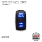 Blue Laser Etched Led Rocker Switch Dual Light 20A 12V On / Off - Camp. Fixed Price $10.95.
