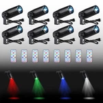 Yescom 8PC Led Disco Ball Stage Effect Pinspot 20W Rgbw Remote. Fixed Price $260.90.