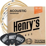 Light Acoustic Guitar Strings 10-47 Brilliant Sound & Extra E1 3XG.... Fixed Price $19.20.