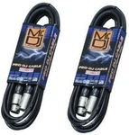 2 Mr Dj CDMX10-5 10' 5-PIN Xlr Pro Stage Lighting Cable. Fixed Price $38.99.