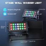 420W Rgbw 21LED Wall Wash Bar Light Sound Mode Stage Dj Disco Auto. Fixed Price $459.98.