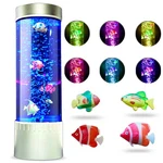 Color Changing Bubble Fish Lamp Led Sensory Night Light Moving Aquarium. Fixed Price $40.41.