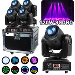 120W Led Moving Head Rgbw Gobo Beam Stage Spot Lighting Dj Disco Dmx&case. Fixed Price $300.66.