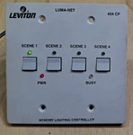 Nsi 404CP Luma-net Memory Lighting Controller Scene Recordable Extras Leviton. Fixed Price $183.00.