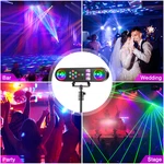 5IN1 One Party Light With Rgbw Led Laser Strobe Uv Stand For Home Disco. Fixed Price $67.59.