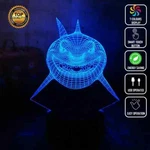 3D Led Illusion Shark Bruce Finding Nemo Usb 7COLOR Night Light Lamp Bedroom. Fixed Price $19.99.