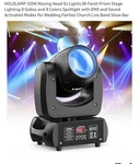 Holdlamp 120W Moving Head Light Stage. Fixed Price $149.99.