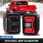For 2019-2025 Jeep Gladiator Jt Tail Lights Led Sequential Signal Smoke Lens. Fixed Price $209.99.